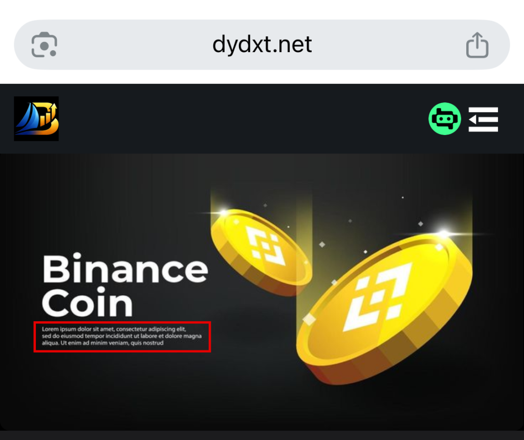 dydxt-dydxt.netのトップページと説明文